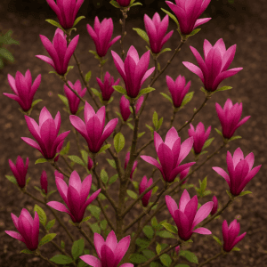 Magnolia 'Susan' (à feuilles caduques)